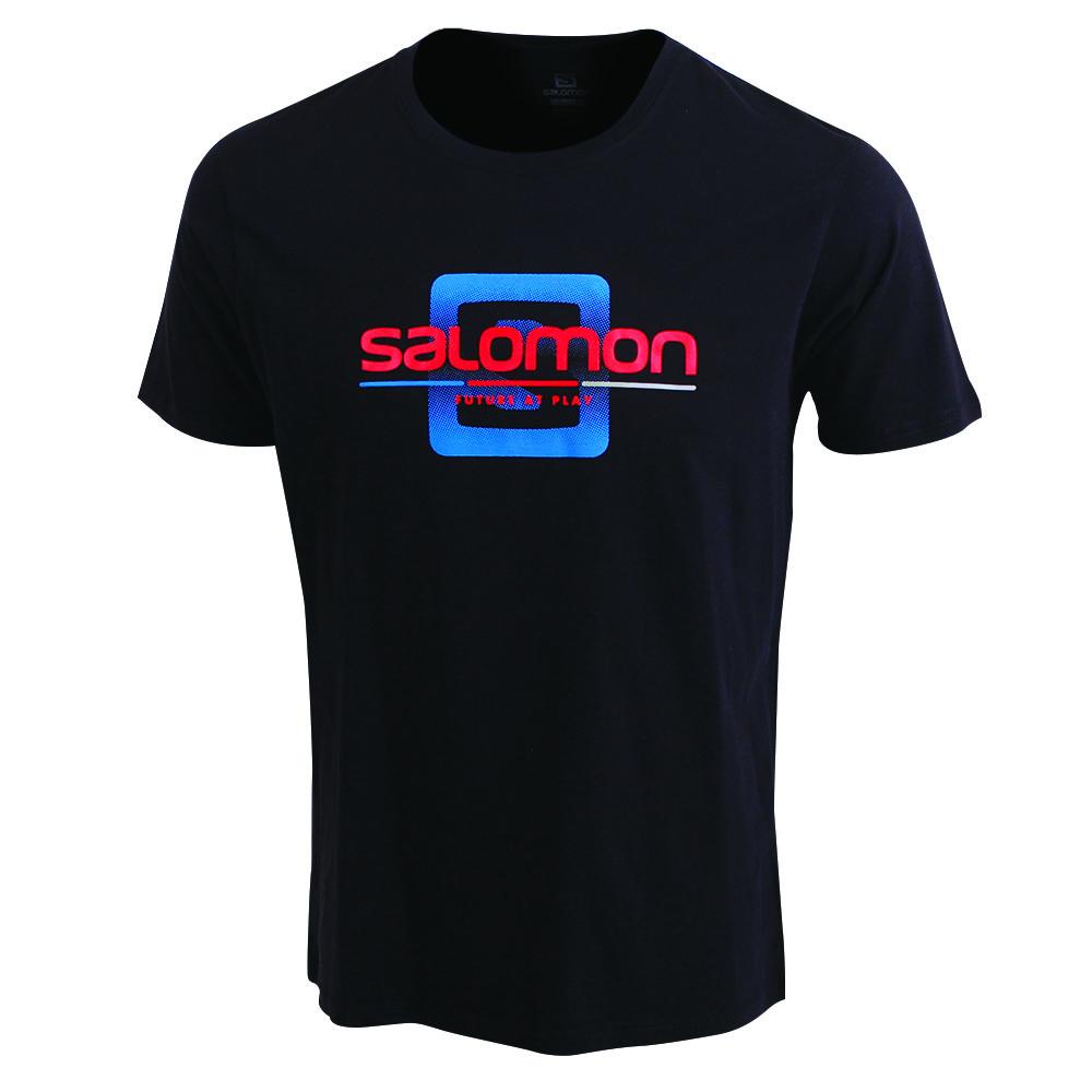 Camisetas Salomon Hombre Negras - Salomon Argentina FINISH LINE SS M,059316-KPC